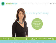 Tablet Screenshot of mindbodywise.com